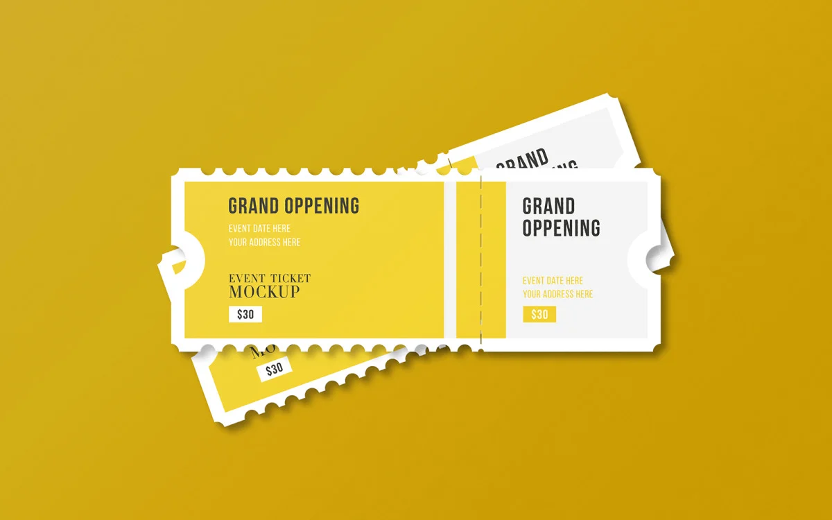 zarif etkinlik bileti mockup 185610 original